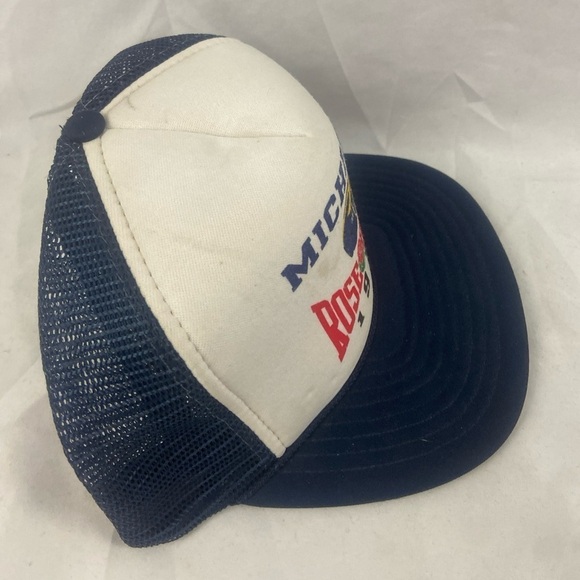 Vintage 1990 USC Michigan Wolverines Rose Bowl Hat  Snapback Cap Mesh Trucker - Picture 6 of 11